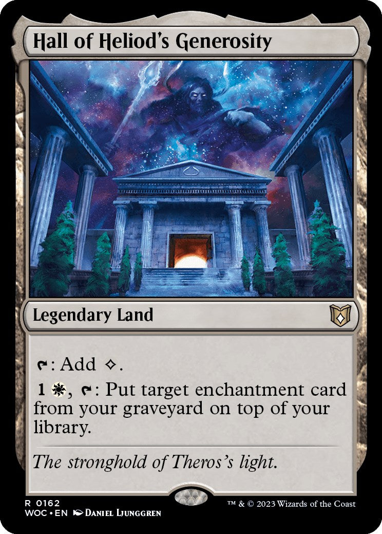Hall of Heliod's Generosity [Wilds of Eldraine Commander] | The Time Vault CA