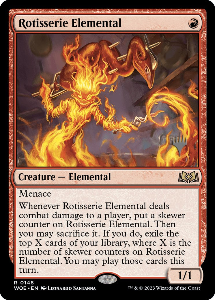 Rotisserie Elemental (Promo Pack) [Wilds of Eldraine Promos] | The Time Vault CA