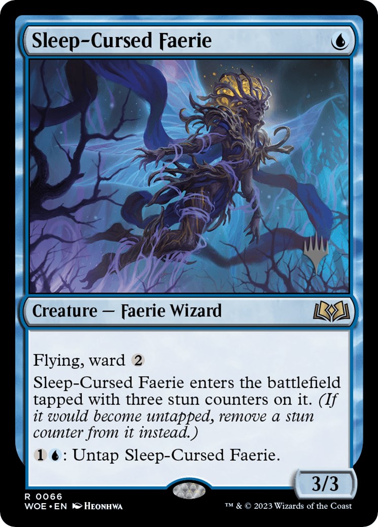 Sleep-Cursed Faerie (Promo Pack) [Wilds of Eldraine Promos] | The Time Vault CA