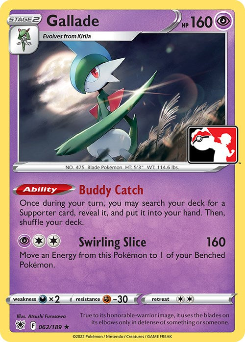 Gallade (062/189) [Prize Pack Series Three] | The Time Vault CA