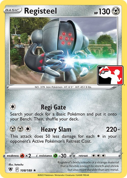 Registeel (108/189) [Prize Pack Series Three] | The Time Vault CA