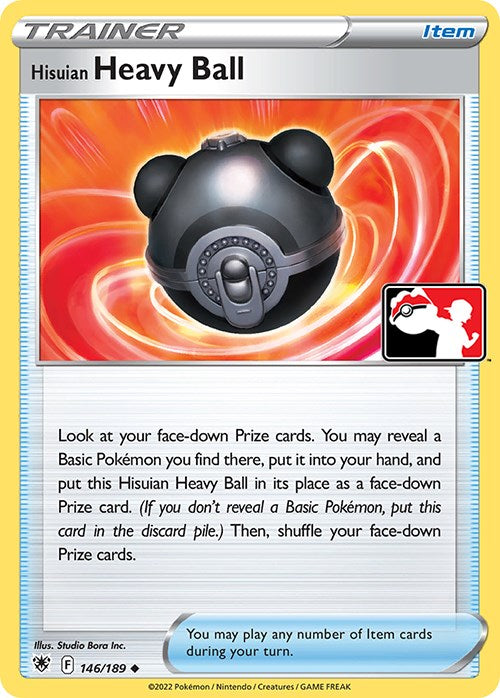 Hisuian Heavy Ball (146/189) [Prize Pack Series Three] | The Time Vault CA