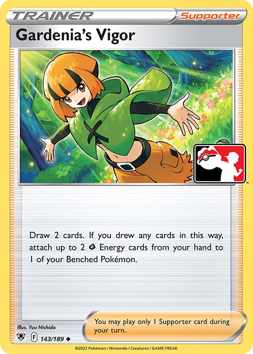 Gardenia's Vigor (143/189) [Prize Pack Series Three] | The Time Vault CA