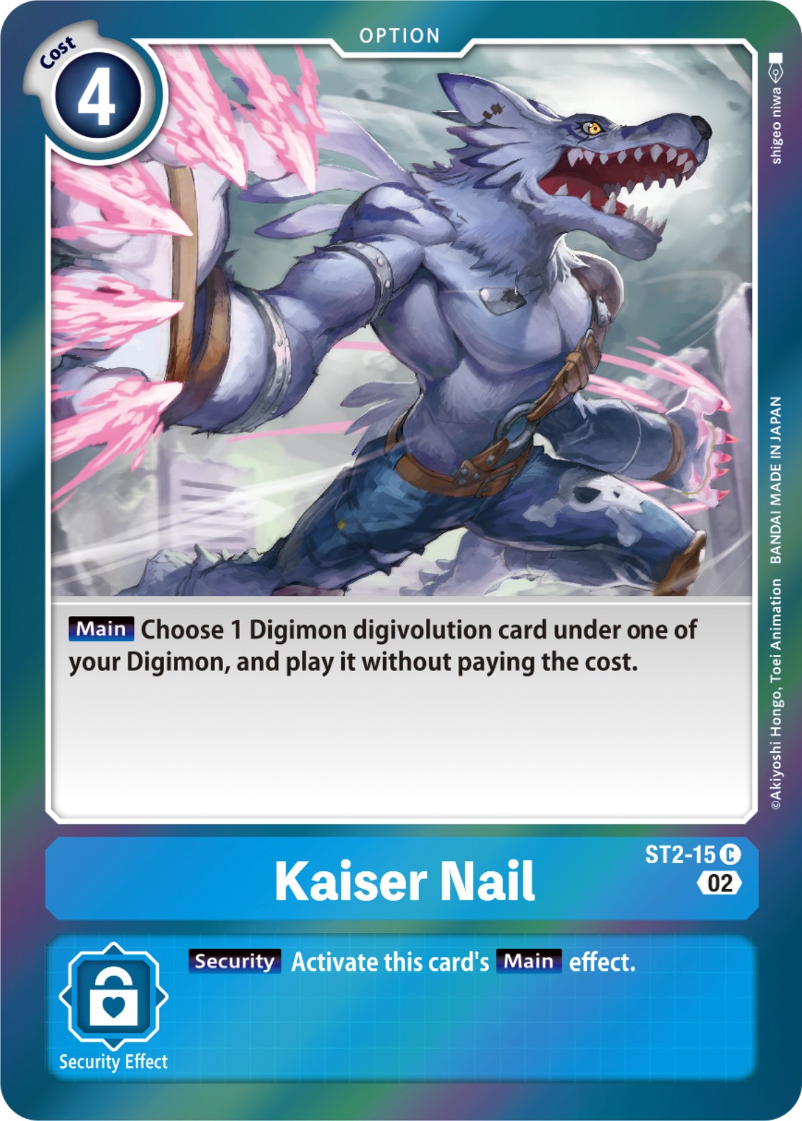 Kaiser Nail [ST2-15] [Resurgence Booster] | The Time Vault CA