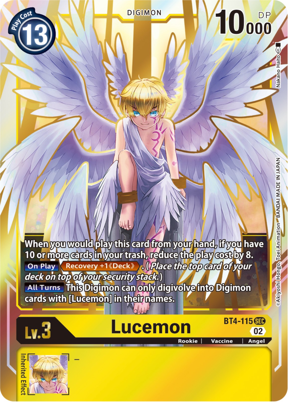 Lucemon [BT4-115] (Resurgence Booster Reprint) [Resurgence Booster] | The Time Vault CA