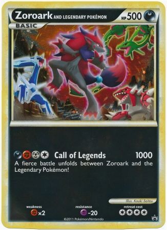 Zoroark and Legendary Pokemon (Jumbo Card) [Miscellaneous Cards] | The Time Vault CA