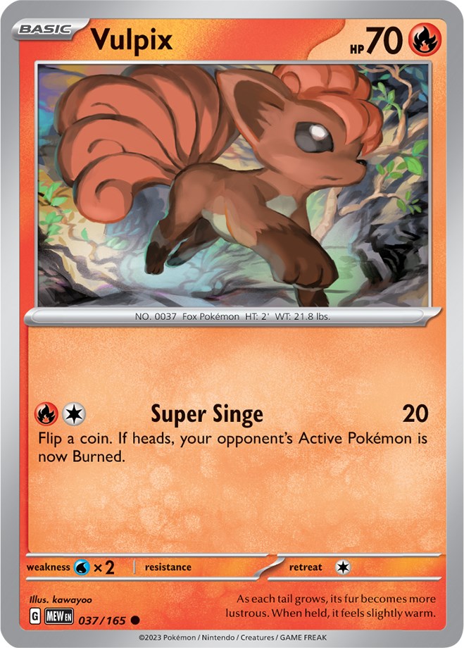 Vulpix (037/165) [Scarlet & Violet: 151] | The Time Vault CA