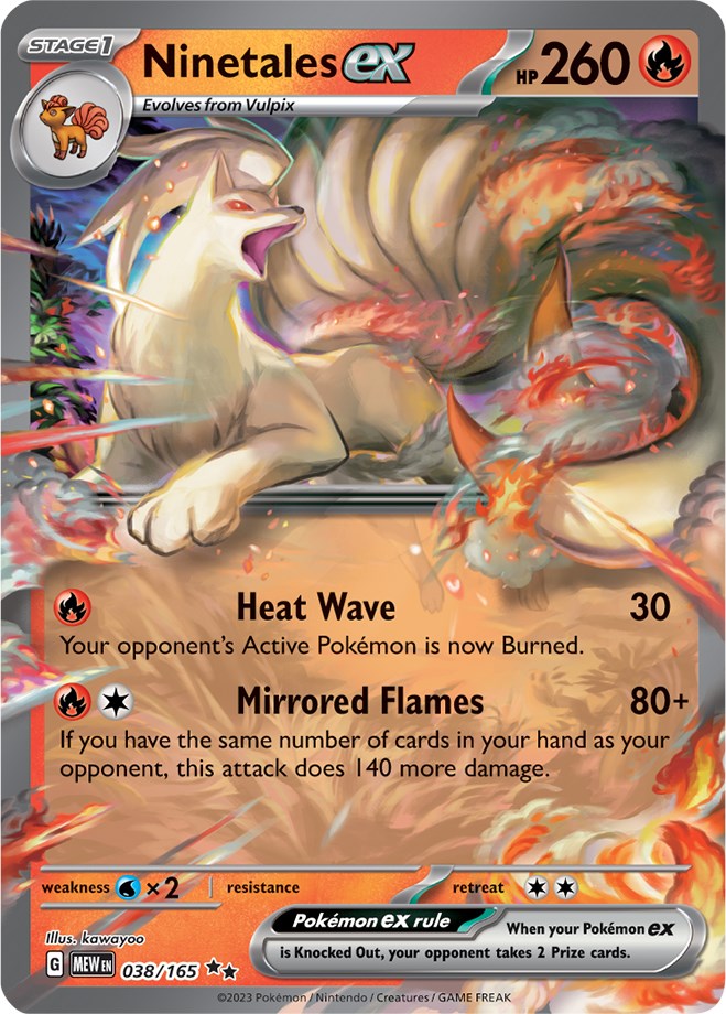 Ninetales ex (038/165) [Scarlet & Violet 151] | The Time Vault CA