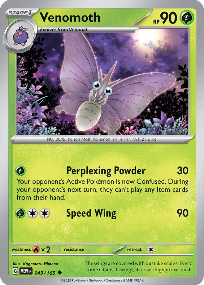 Venomoth (049/165) [Scarlet & Violet 151] | The Time Vault CA