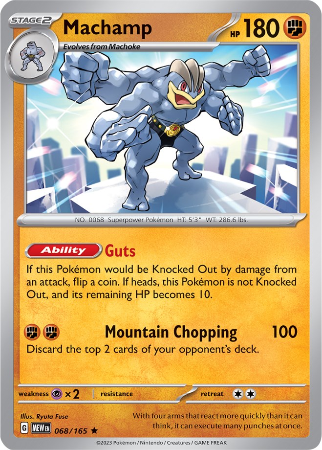 Machamp (068/165) [Scarlet & Violet 151] | The Time Vault CA