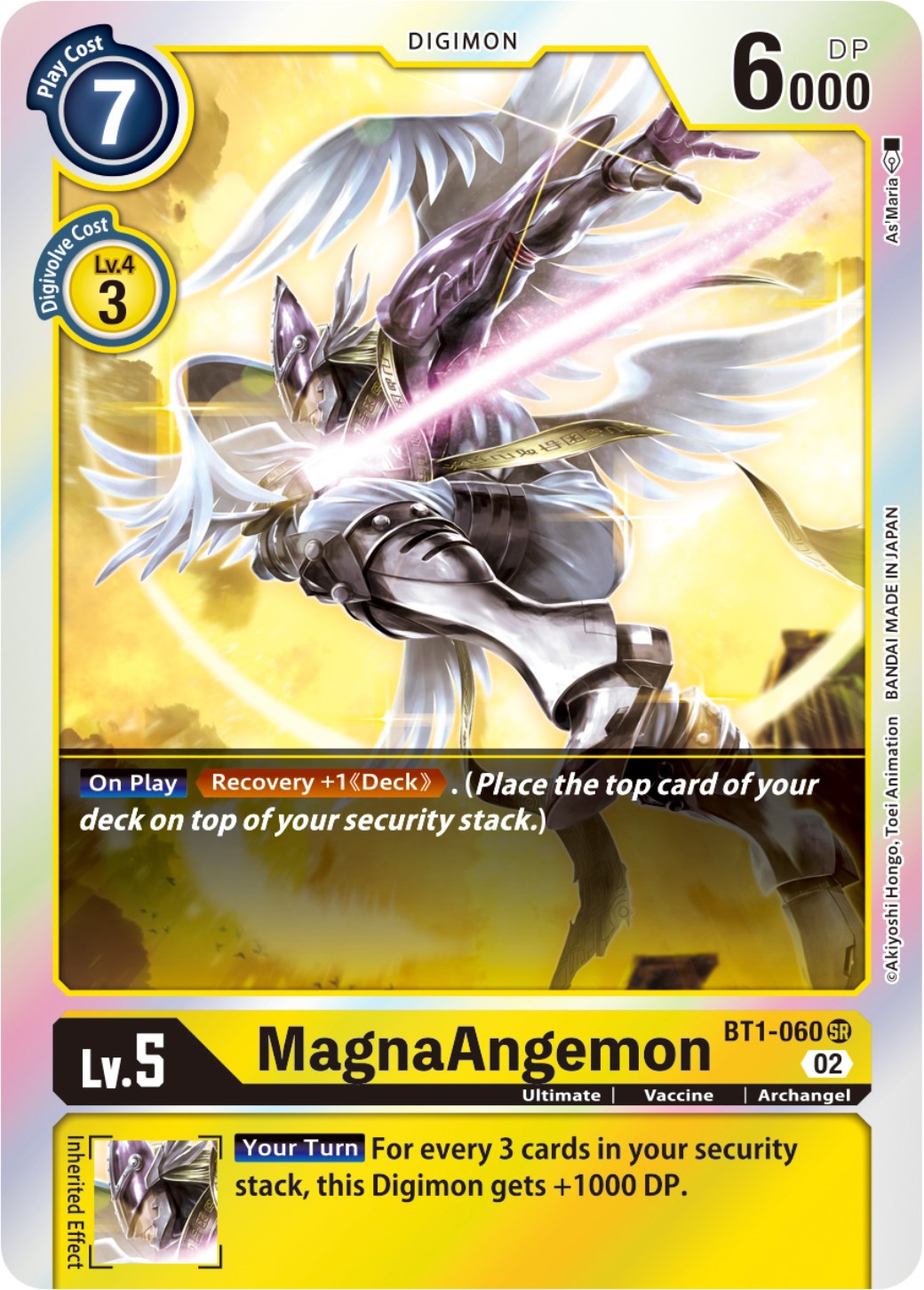 MagnaAngemon [BT1-060] (Resurgence Booster Reprint) [Resurgence Booster] | The Time Vault CA