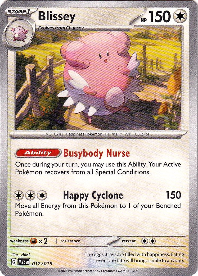 Blissey (012/015) [McDonald's Promos: 2023 Collection] | The Time Vault CA