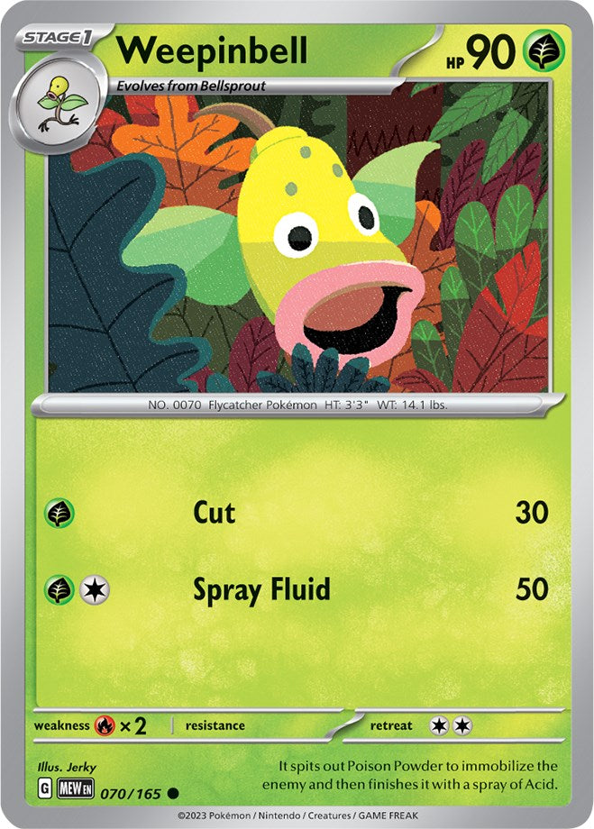 Weepinbell (070/165) [Scarlet & Violet 151] | The Time Vault CA