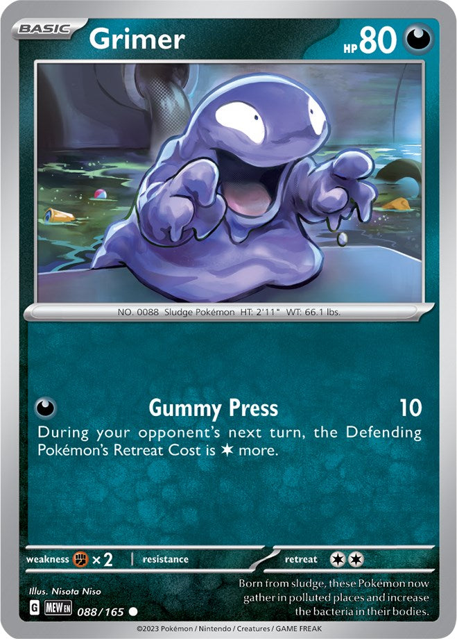 Grimer (088/165) [Scarlet & Violet 151] | The Time Vault CA