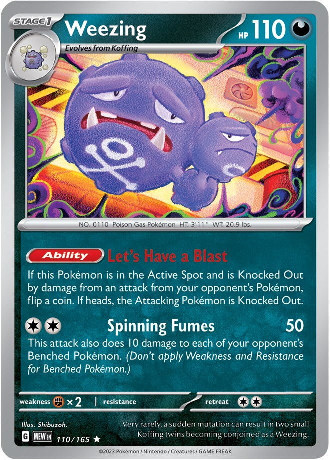 Weezing (110/165) [Scarlet & Violet 151] | The Time Vault CA