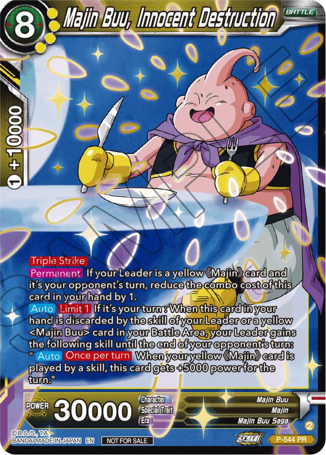 Majin Buu, Innocent Destruction (Championship Selection Pack 2023 Vol.3) (P-544) [Tournament Promotion Cards] | The Time Vault CA