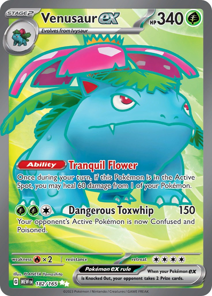 Venusaur ex (182/165) [Scarlet & Violet 151] | The Time Vault CA