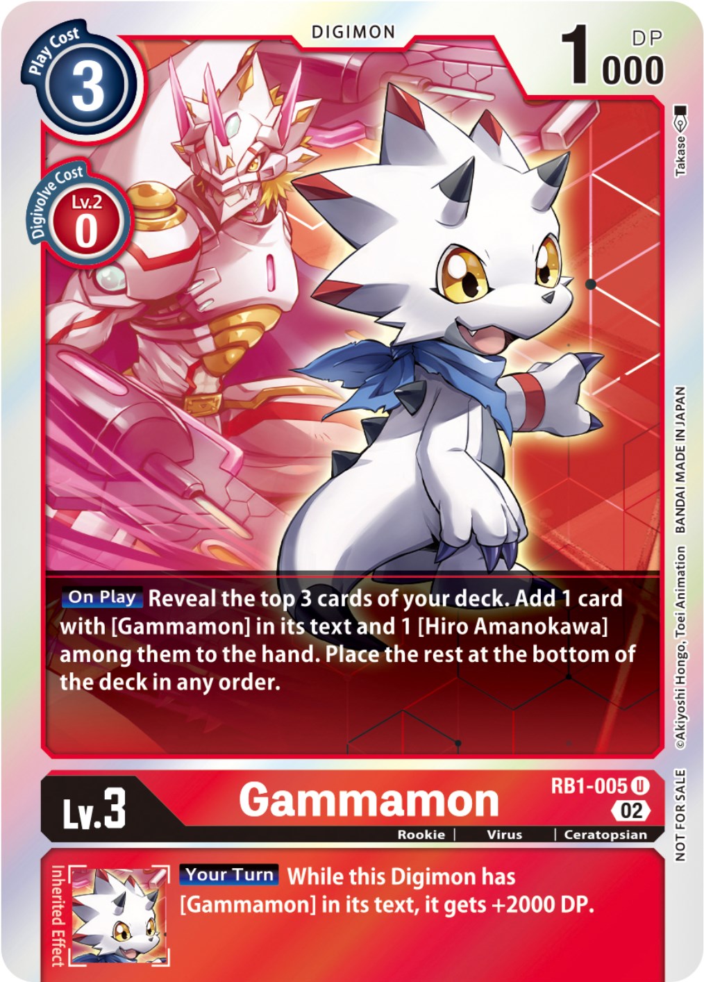 Gammamon [RB1-005] (Box Topper) [Resurgence Booster] | The Time Vault CA