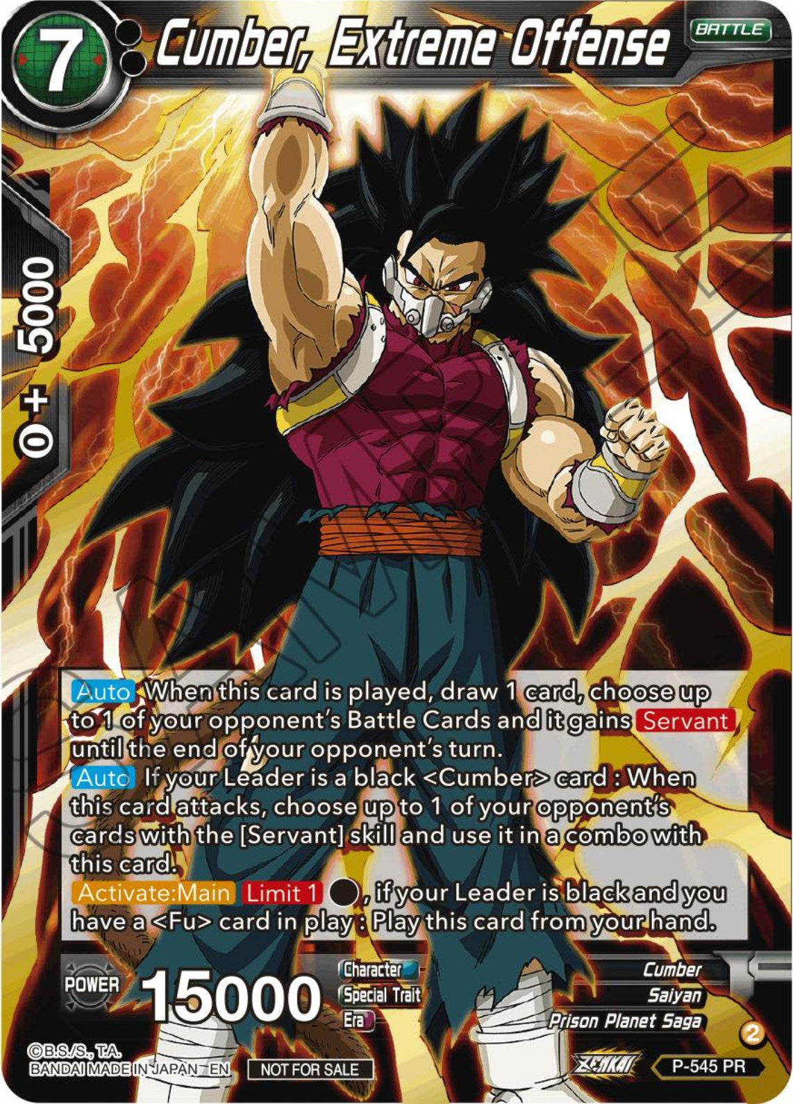 Cumber, Extreme Offense (Championship Selection Pack 2023 Vol.3) (P-545) [Tournament Promotion Cards] | The Time Vault CA