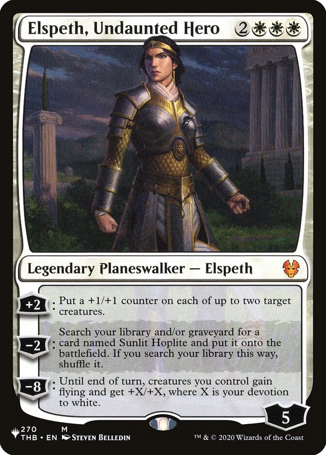 Elspeth, Undaunted Hero [The List] | The Time Vault CA