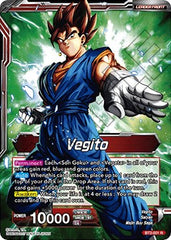 Vegito // Fusion Warrior Super Saiyan Vegito (Championship 2023 Golden Card Vol.3) (BT2-001) [Tournament Promotion Cards] | The Time Vault CA