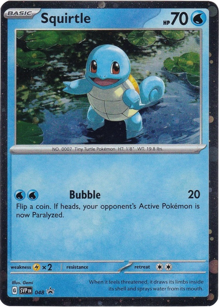 Squirtle (048) (Cosmos Holo) [Scarlet & Violet: Black Star Promos] | The Time Vault CA