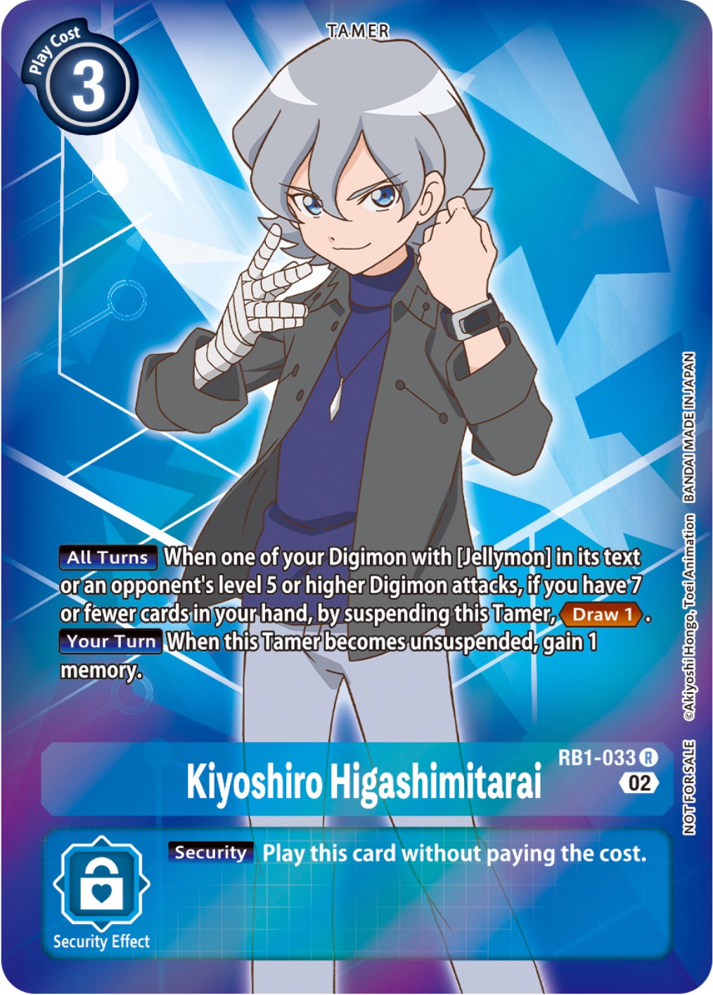 Kiyoshiro Higashimitarai [RB1-033] (Box Topper) [Resurgence Booster] | The Time Vault CA