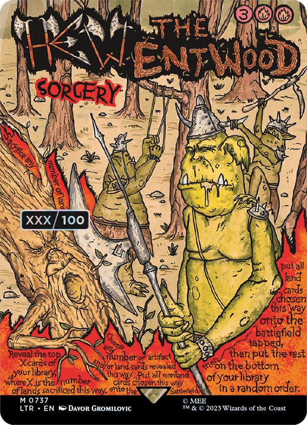 Hew the Entwood (Borderless Poster) (Serialized) [The Lord of the Rings: Tales of Middle-Earth] | The Time Vault CA