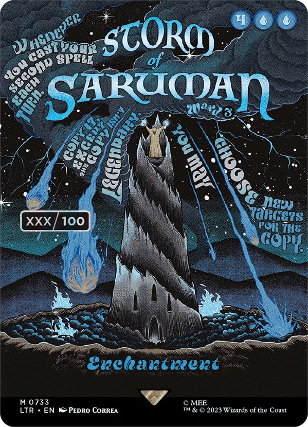 Storm of Saruman (Borderless Poster) (Serialized) [The Lord of the Rings: Tales of Middle-Earth] | The Time Vault CA