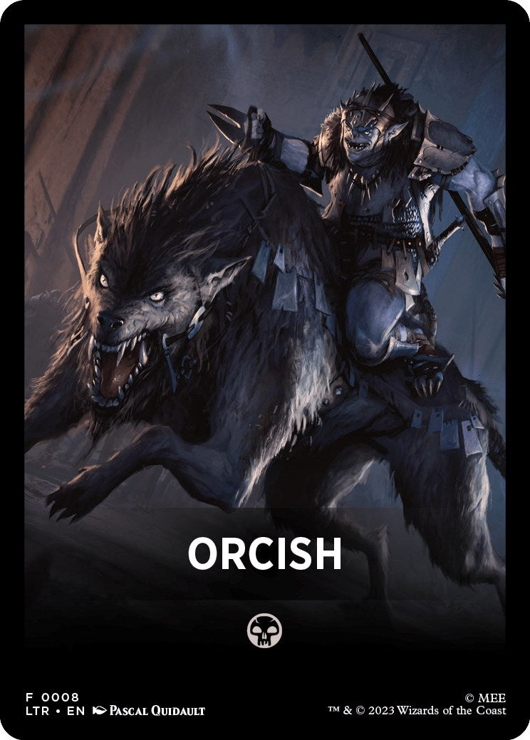 Orcish Theme Card [The Lord of the Rings: Tales of Middle-Earth] | The Time Vault CA