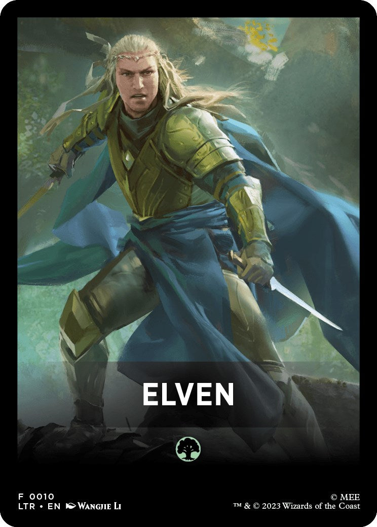 Elven Theme Card [The Lord of the Rings: Tales of Middle-Earth] | The Time Vault CA