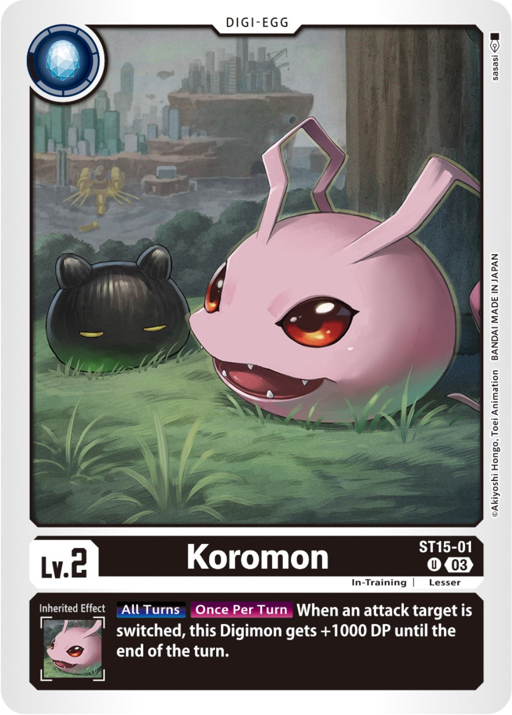 Koromon [ST15-01] [Starter Deck: Dragon of Courage] | The Time Vault CA