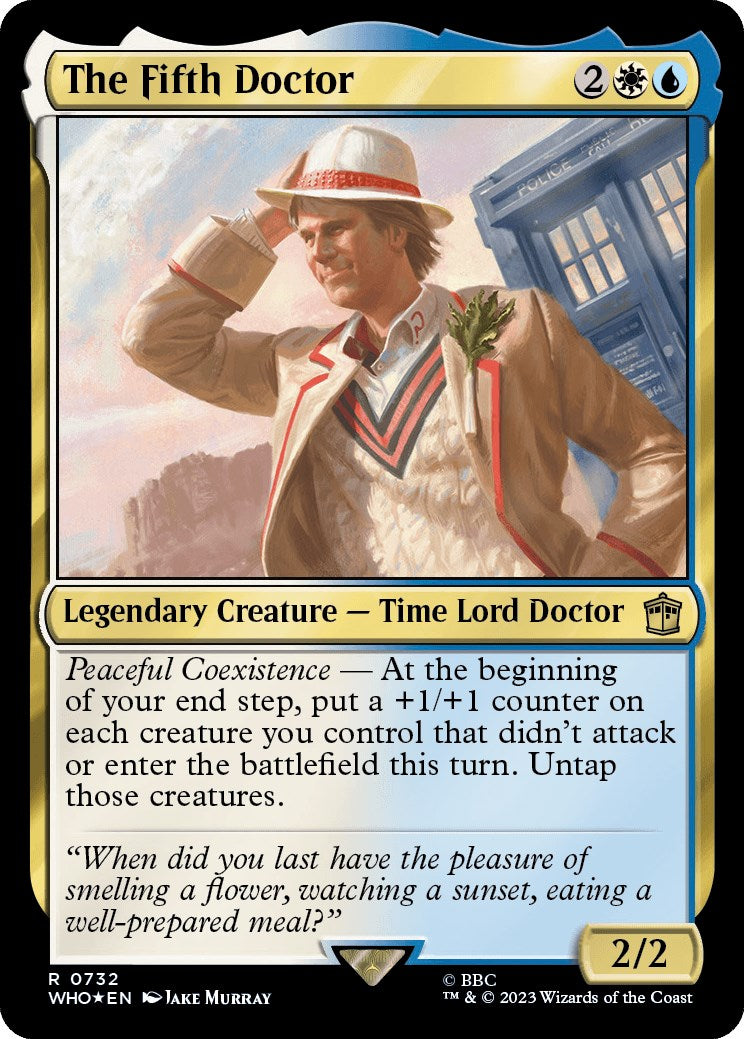 The Fifth Doctor (Surge Foil) [Doctor Who] | The Time Vault CA