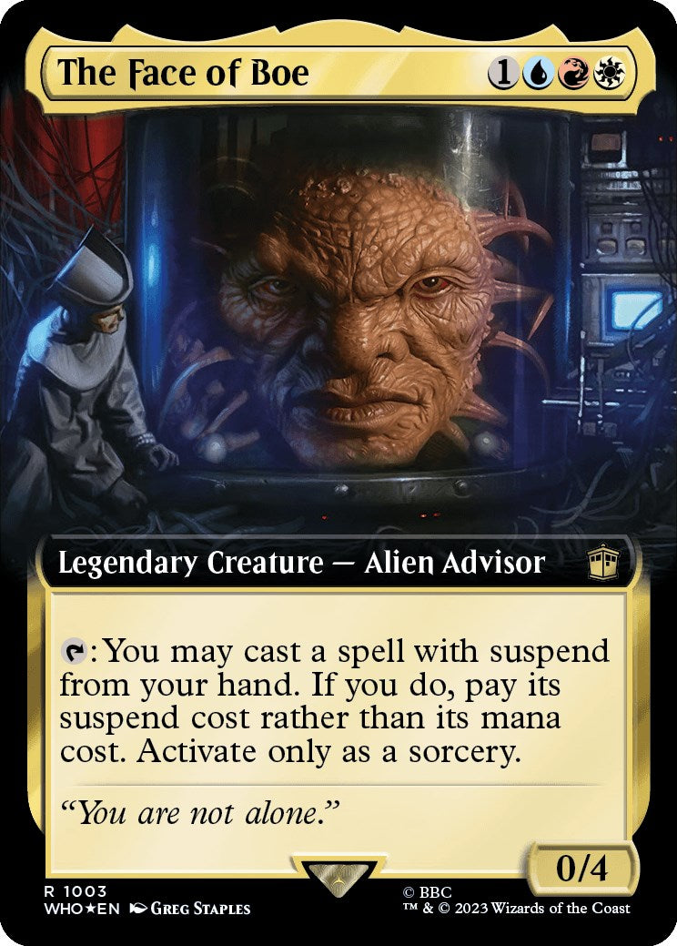 The Face of Boe (Extended Art) (Surge Foil) [Doctor Who] | The Time Vault CA