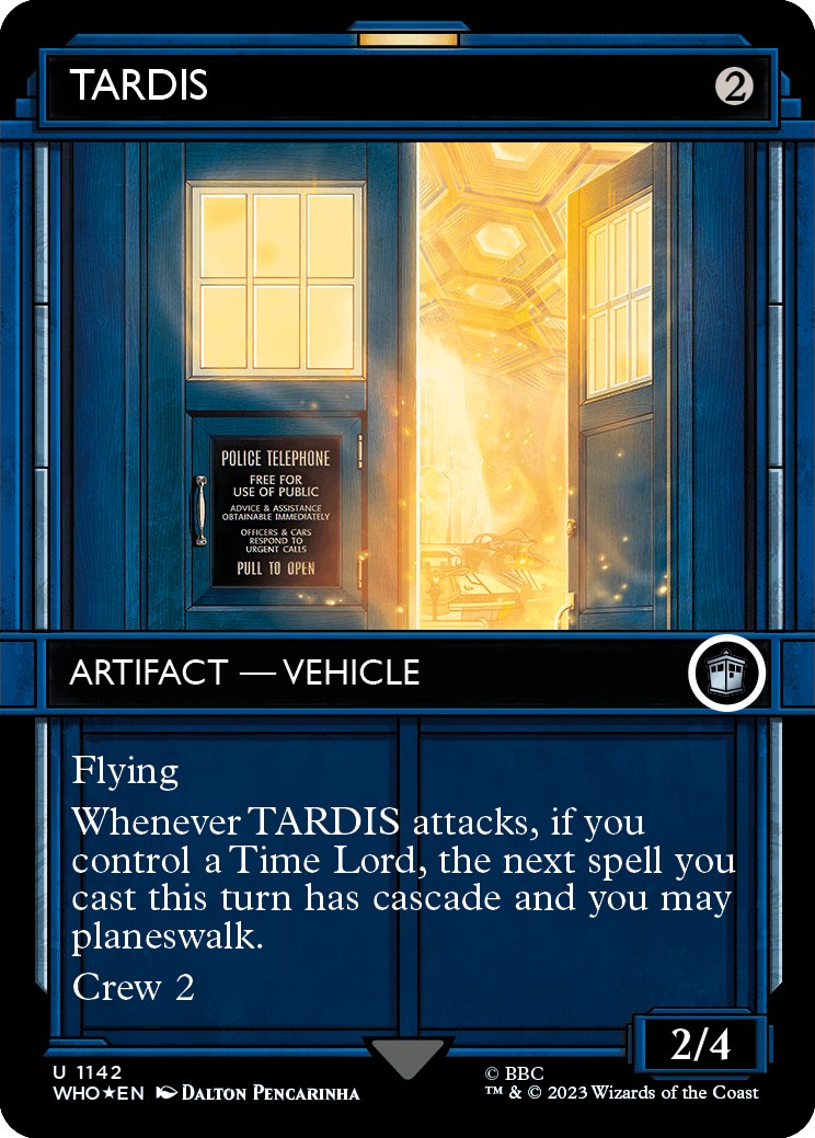 TARDIS (Showcase) (Surge Foil) [Doctor Who] | The Time Vault CA