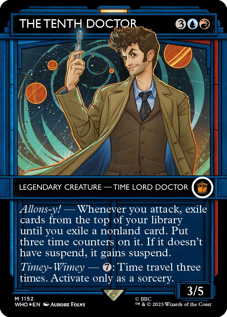 The Tenth Doctor (Showcase) (Surge Foil) [Doctor Who] | The Time Vault CA