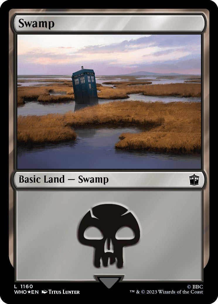 Swamp (1160) (Surge Foil) [Doctor Who] | The Time Vault CA