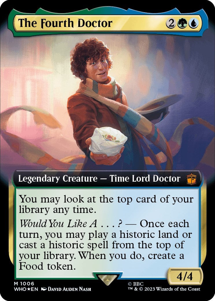 The Fourth Doctor (Extended Art) (Surge Foil) [Doctor Who] | The Time Vault CA