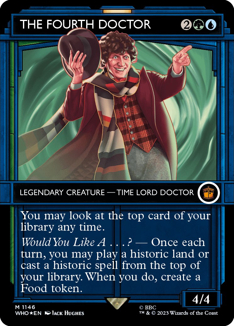 The Fourth Doctor (Showcase) (Surge Foil) [Doctor Who] | The Time Vault CA
