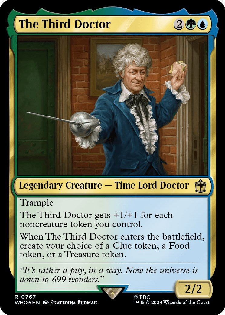 The Third Doctor (Surge Foil) [Doctor Who] | The Time Vault CA