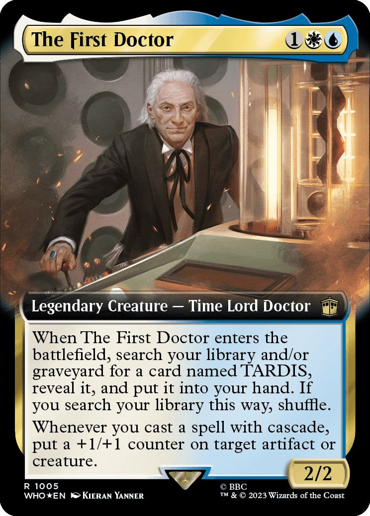 The First Doctor (Extended Art) (Surge Foil) [Doctor Who] | The Time Vault CA
