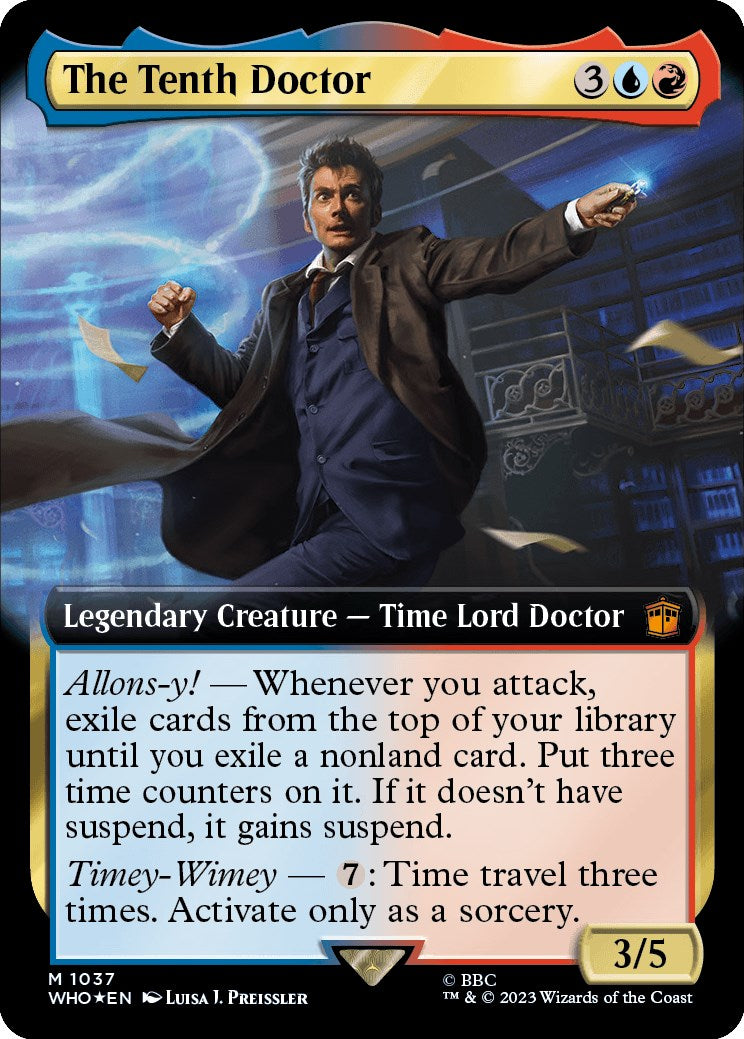 The Tenth Doctor (Extended Art) (Surge Foil) [Doctor Who] | The Time Vault CA