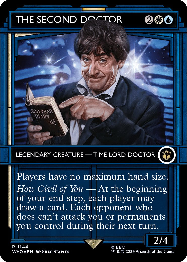 The Second Doctor (Showcase) (Surge Foil) [Doctor Who] | The Time Vault CA