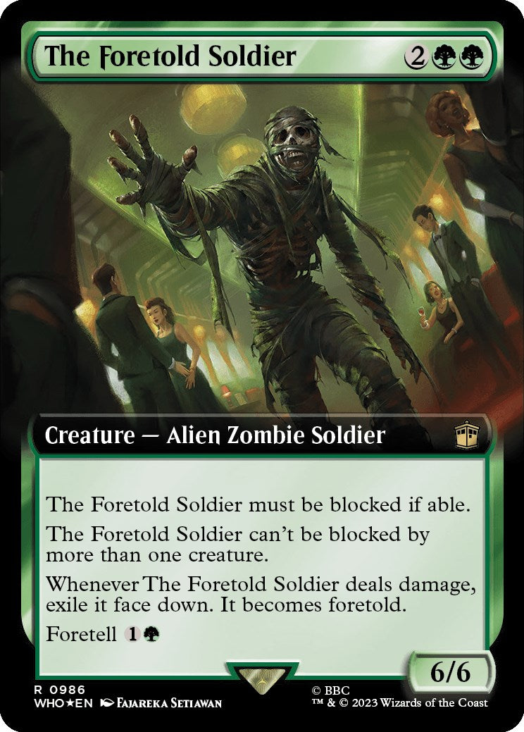 The Foretold Soldier (Extended Art) (Surge Foil) [Doctor Who] | The Time Vault CA