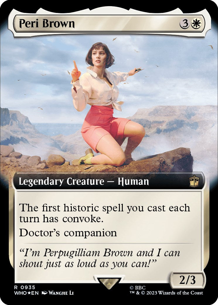 Peri Brown (Extended Art) (Surge Foil) [Doctor Who] | The Time Vault CA