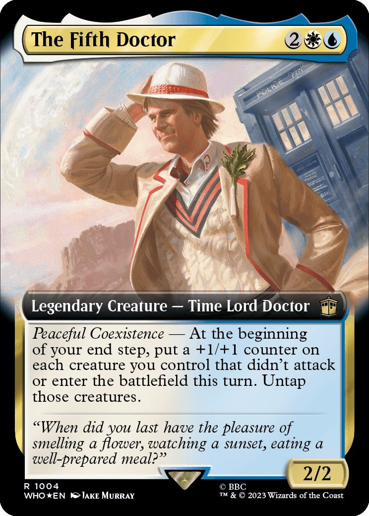 The Fifth Doctor (Extended Art) (Surge Foil) [Doctor Who] | The Time Vault CA