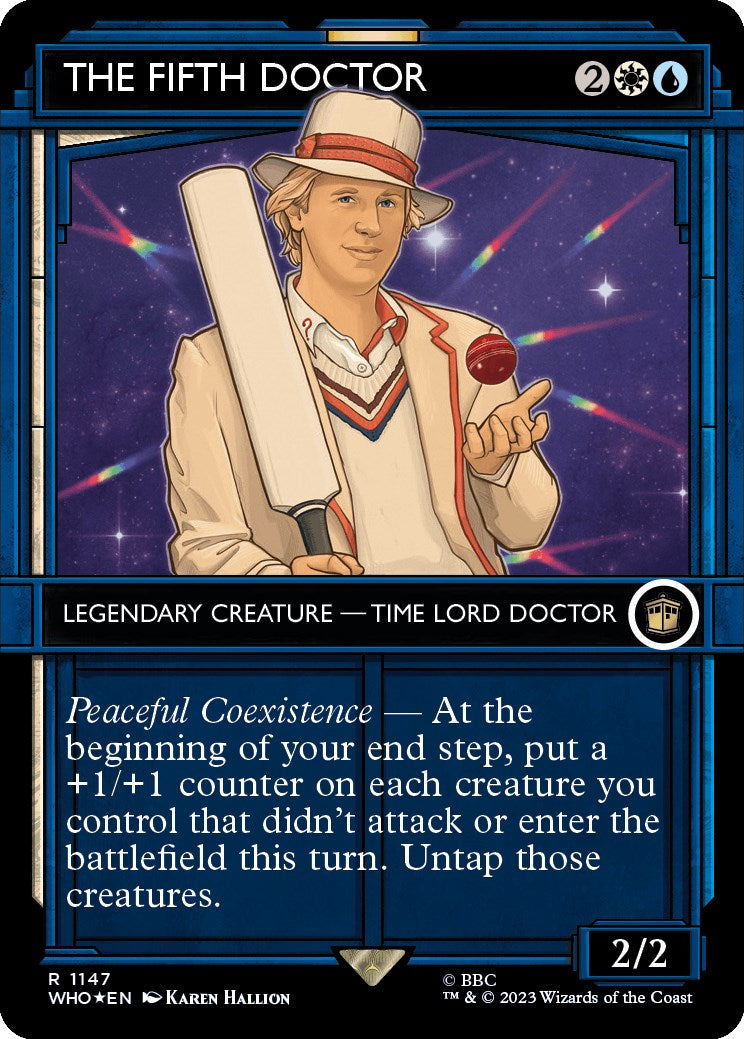 The Fifth Doctor (Showcase) (Surge Foil) [Doctor Who] | The Time Vault CA