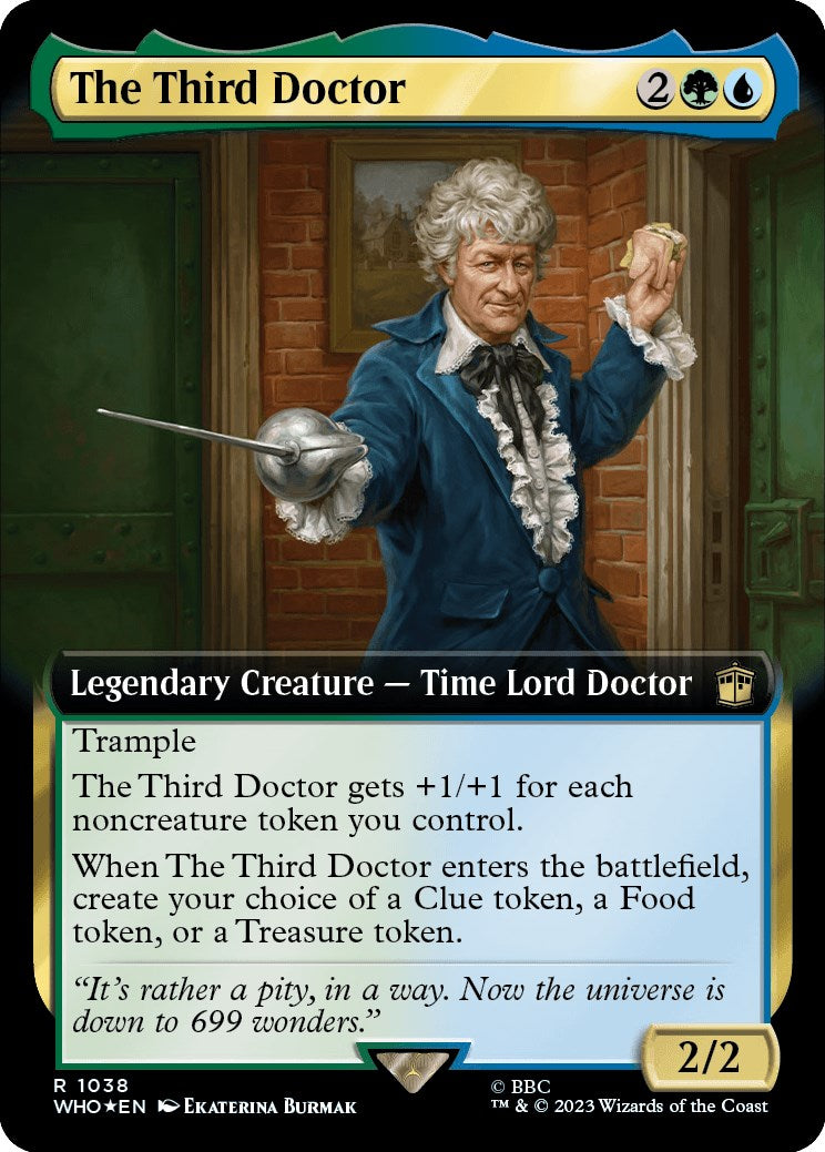 The Third Doctor (Extended Art) (Surge Foil) [Doctor Who] | The Time Vault CA