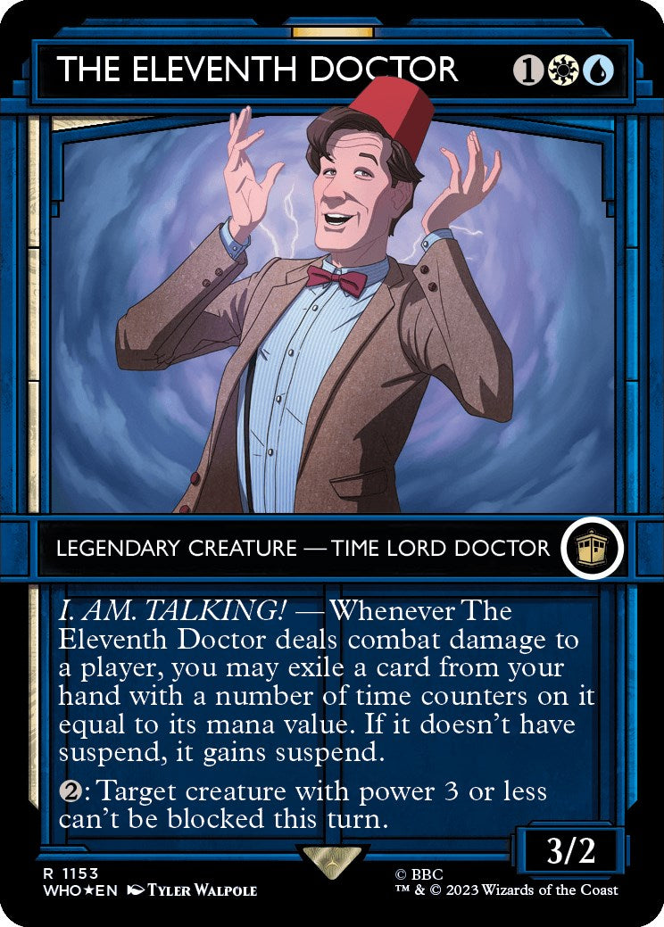 The Eleventh Doctor (Showcase) (Surge Foil) [Doctor Who] | The Time Vault CA