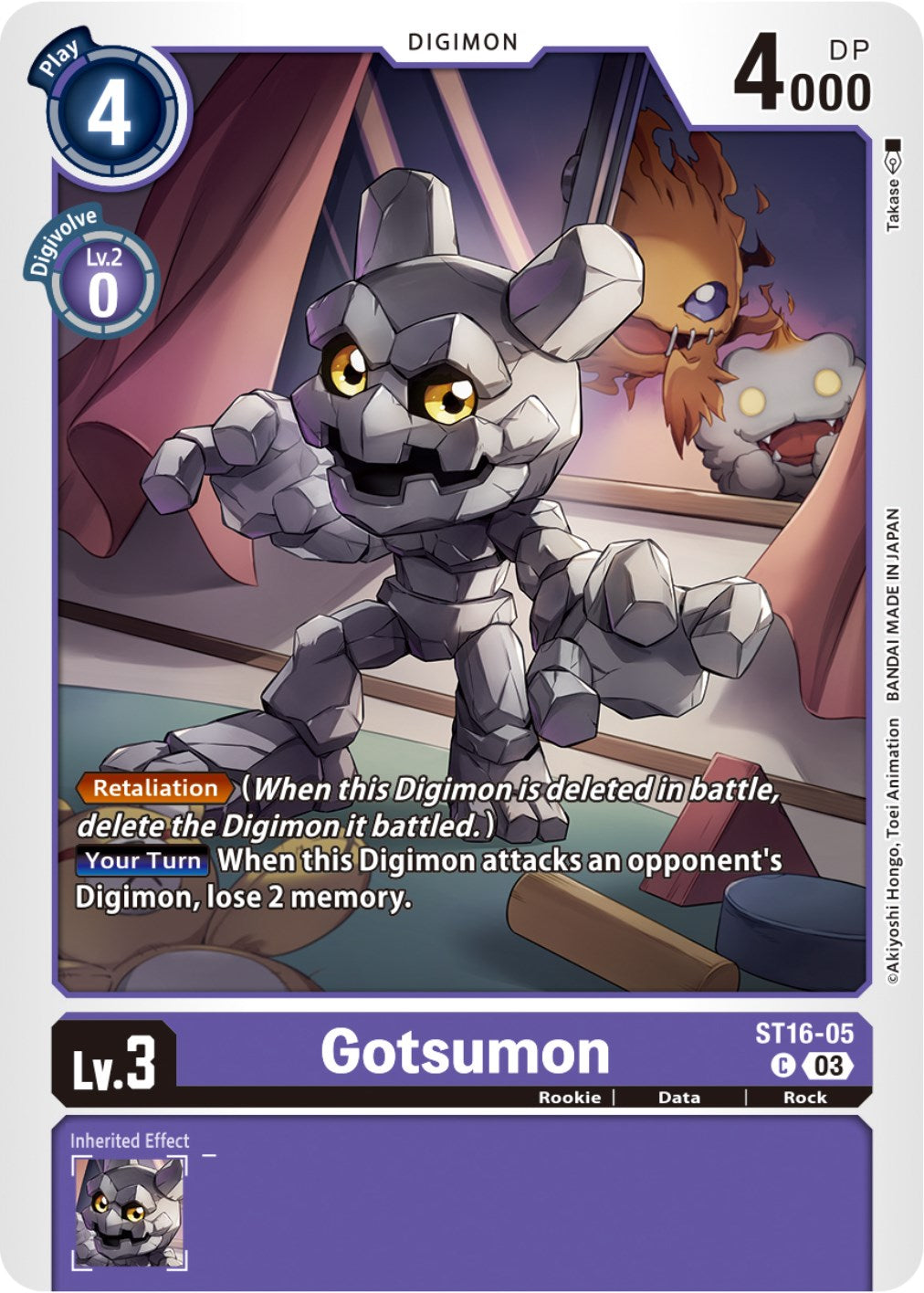 Gotsumon [ST16-05] [Starter Deck: Wolf of Friendship] | The Time Vault CA